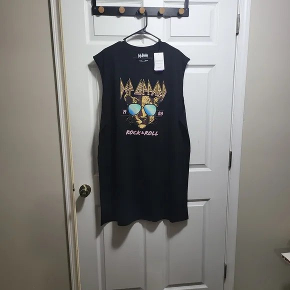Def Leppard graphic Shirt Tank 2XL Black #007 - Picture 1 of 2